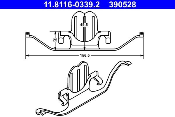 Ate Feder, Bremssattel-image