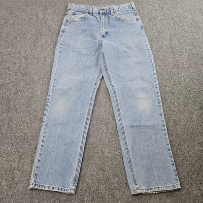 Carhartt Jeans 32x32 Light Wash Blue Straight Leg Workwear Denim Pants Y2K