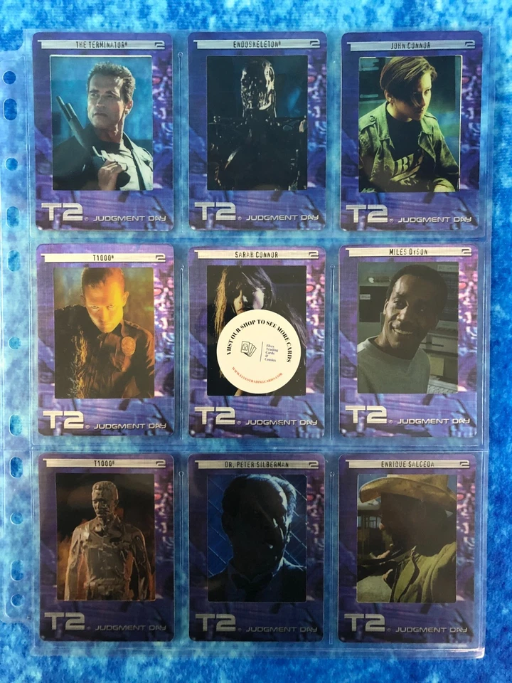 Terminator 2 FilmCardz complete trading card base set by Artbox 2003 - Image 2 of 4