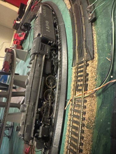 Locomotora de vapor fundida a presión Santa Fe 4-6-2 escala HO 1490 funciona muy bien pesada | Zustand: Used