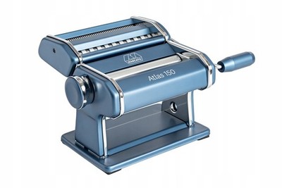 Atlas 150 Design Nudelschneider, Pastamaschine Handbetrieb, puderblau