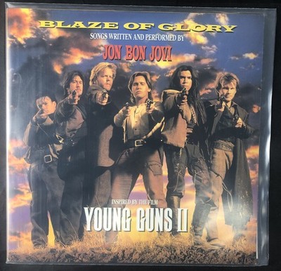 12''LP Jon Bon Jovi    Blaze Of Glory - Lyrik Inner Sleeve - 1990 Vertigo  ! NM