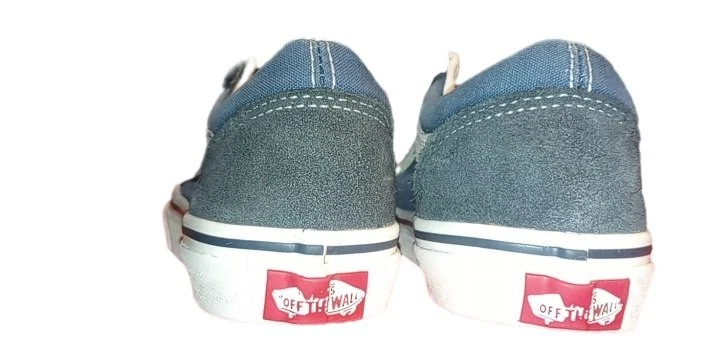 VANS Old Skool V Negro/Blanco Niños Pequeños Zapatos de Skate Tenis Foto 2 de 4