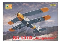 Rs Models 92193 1/72 Bucker Bu-131 D (5. Decal V. FüR Luftwaffe, Hungary,