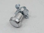 VINTAGE CHROME ACCESSORY SUICIDE STEERING KNOB - Tractor, Rat Rod Hot Rod Used