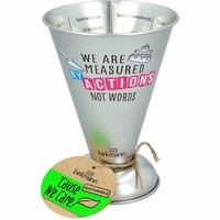 Birkmann Cause We Care Messbecher MaßBecher Dosierhilfe WeißBlechhöHe 14.5 Cm