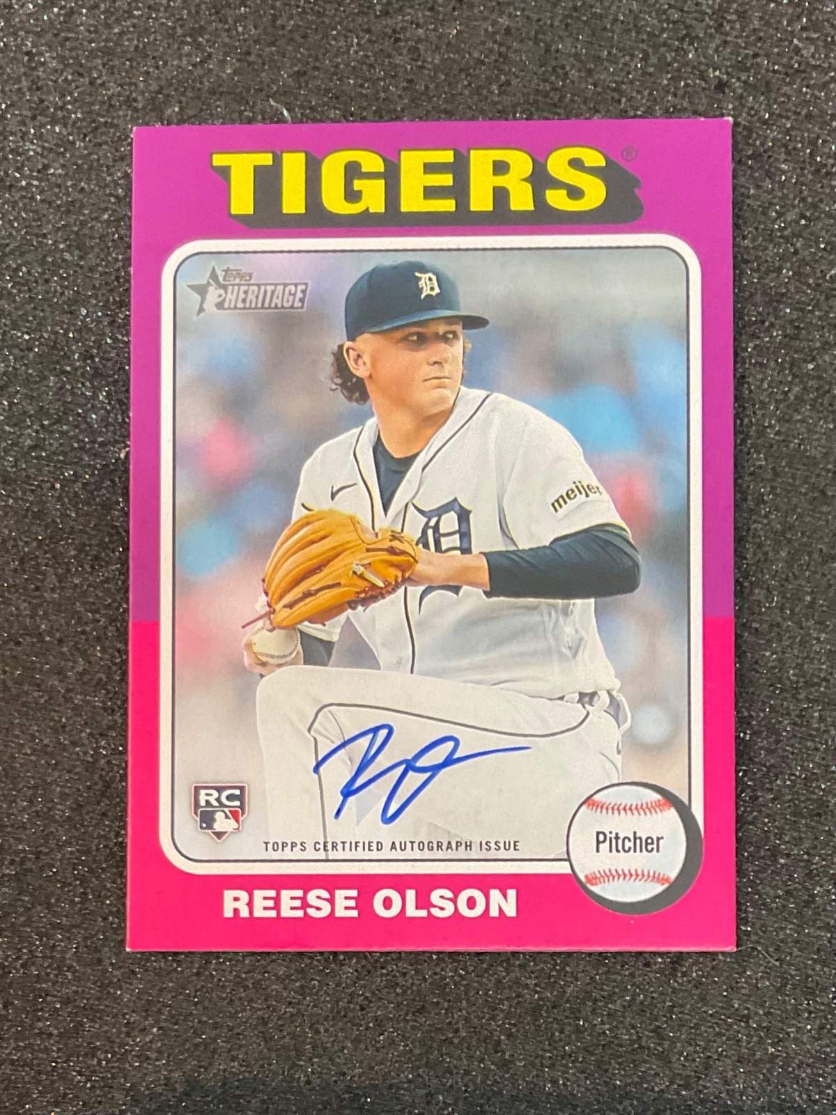 2024 Topps Heritage - Real One Autographs Reese Olson #ROA-RO (CG)