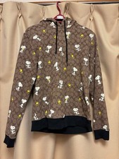 Snoopy m1Y Coach cotton hoodie M women  s size casual sweatshirt