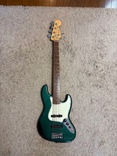 FENDER JAPAN HYBRID 60S JAZZ BASS JB V SHERWOOD GREEN METALLIC MIJ GEBRAUCHT