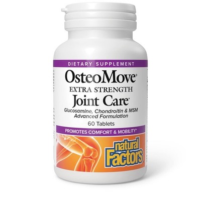 Natural Factors, OsteoMove Joint Care, Extra 60 Count (Pack of 1), A120 