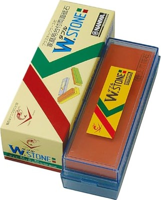 HT-0100 Naniwa Ebi Whetstones W Stone Ht0100 Two Side #220 #1000 Plastic Case