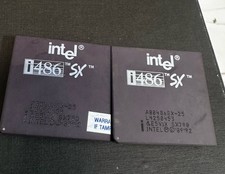 Lot 2 Intel I486 SX A80486 Sx -25 