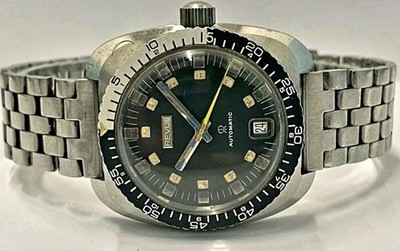 REVUE Skin Diver Vintage Automatik ULTRA RARE - Bakelite Bezel - ETA 2472