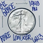 1943 WALKING LIBERTY SILVER HALF DOLLAR AUTHENTIC U.S.MINTCOIN FREESHIPPING 6213