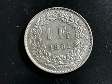 1 frank szwajcarski srebro 1961