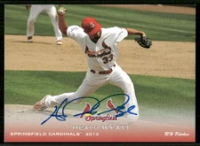 2013 Springfield Cardinals HEATH WYATT Signed Card autograph auto