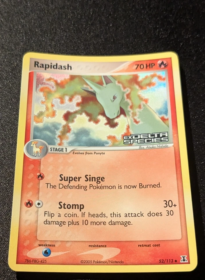 Pokemon DELTA SPECIES - #52/113 Rapidash - ENG - Reverse Holo - Mint - Immagine 3 di 4
