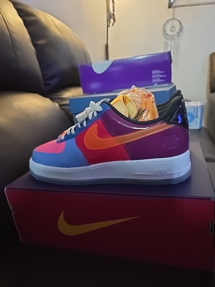 Undefeated x Nike Air Force 1 Low Total Orange Men's Size 10.5