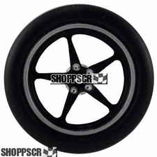 Pro Track Pro Star 3D in Black 3/4" O-Ring Drag Front Wheels for 1/16" axle
