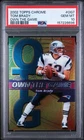 2002 Topps Chrome Tom Brady Own The Game #OG7 PSA 10 Patriots