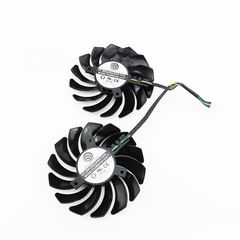 PLD09210S12HH Fan Set For MSI GeForceGTX1660 1660Ti SUPER VENTUS XS GPU Cooler - Image 3 of 4