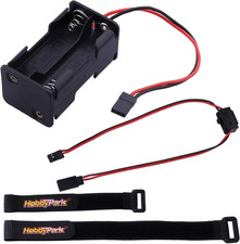 4 Cell AA Battery Holder Case Box with JR Style Connector and On/Off Power Switc