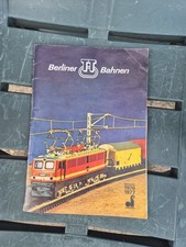 BTTB BERLINER TT BAHNEN Modelleisenbahn Katalog 1976/77 Loks Wagen Zubehör Y5906