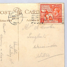 GB WEMBLEY 1924 1d Postcard AMUSEMENT PARK British Empire Exhibition PPC WP256