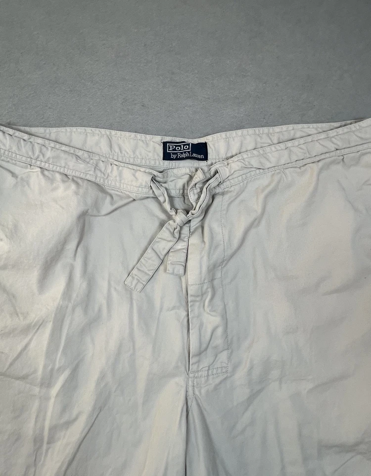 Polo Ralph Lauren Men’s Khaki Chino Shorts Size 38 XL Classic Fit Casual Cotton - Image 4 of 4