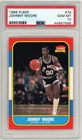 1986 Fleer #76 Johnny Moore PSA 10  |  Set Break
