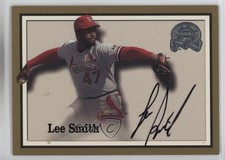 2000 Fleer Greats of the Game Lee Smith Auto HOF v0v