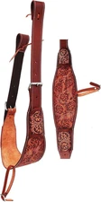 Western Saddles Leather Back Rear Saddle Flank Cinch 36 inches Long End to End