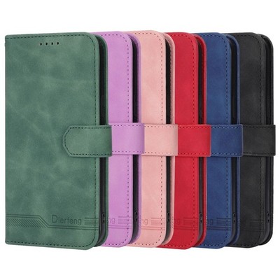 For iPhone 15 14 13 12 Mini 11 Pro Max Strap Card Slots Holder Purse Case Cover