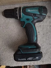 Makita Drill Driver XPH01 Concrete Steel With 18V Battery BL1815 - Tested Works