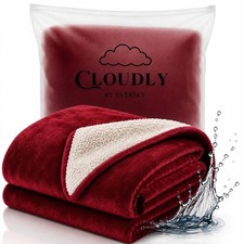 Waterproof Blanket for Bed Intimacy, 60" x 80" Waterproof Throw Blanket, Leak...