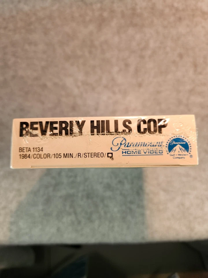 BEVERLY HILLS COP FIRST PRINT WATERMARKS RARE Sealed BETA (Not VHS) Eddie Murphy - Image 3 of 4