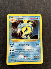 Pokemon TCG Vintage Gyarados 006/102 Base Set Holo Moderately Played