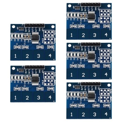 TTP224 Kapazitives 4-Kanal--Schaltermodul 4-Tasten-Induktions-IC 2,4 V Bis 3192