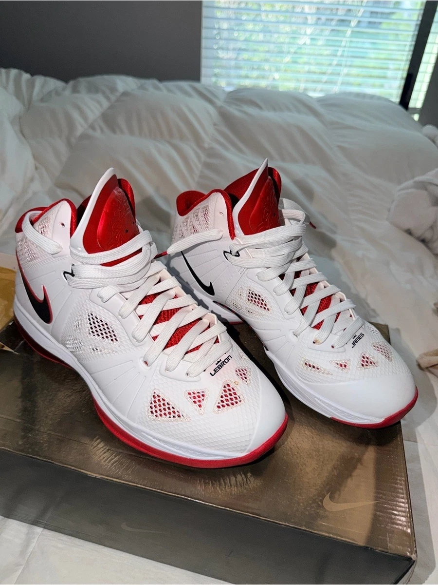 Nike LeBron 8 P.S. Black Red White for Sale | Authenticity