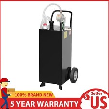 30 Gallon Fuel Caddy ,Portable Gasoline Diesel Fuel Container Storage Tank ,Pump