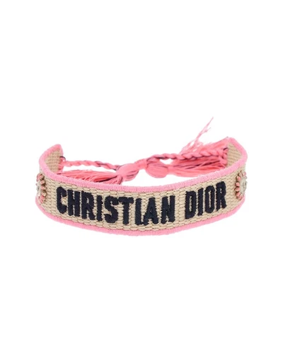 Bracelet femme Dior Dioriviera en raphia