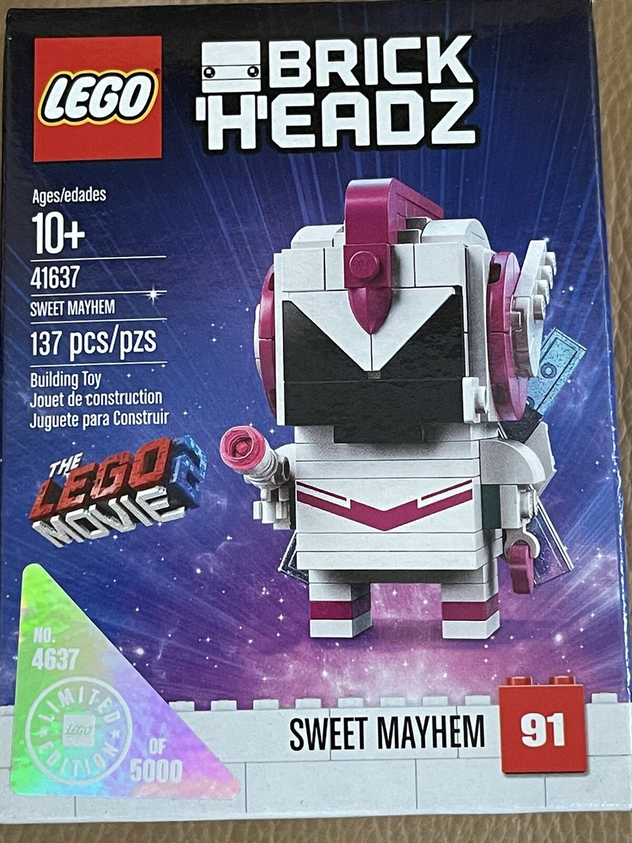 LEGO 41636 & 41637 BRICKHEADZ Benny & Sweet Mayhem LEGO Movie 2