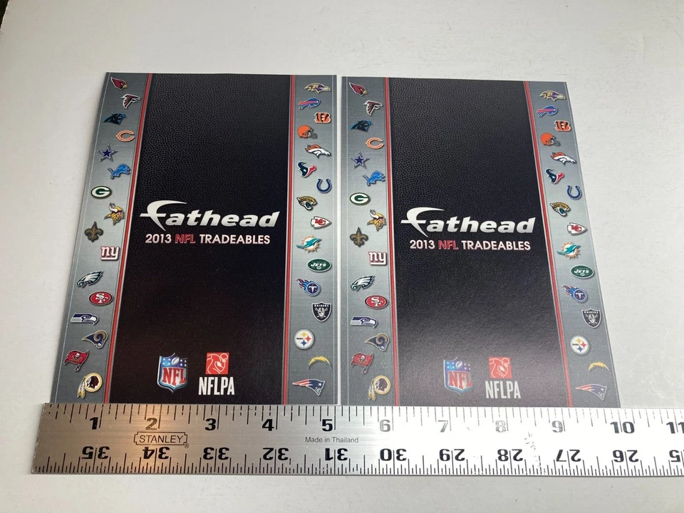 2 Seattle Seahawks Fathead 2013 NFL Tradeables Decals Sherman Marshawn Lynch - Image 4 of 4