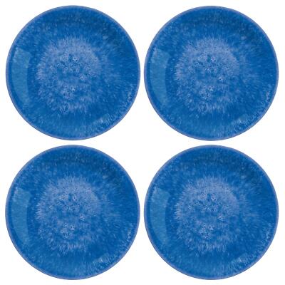 Bali Brights Dark Blue Outdoor Melamine/Plastic Side Plates Set x