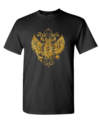 IMPERIAL RUSSIAN EAGLE - wilhelm russia - Baumwolle Unisex T-Shirt - Bild 1 von 16