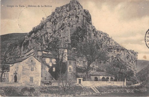 CPA 48 GORGES DU TARN CHATEAU DE LA MALENE - Zdjęcie 1 z 1