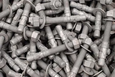 (20) Galvanized Concrete Wedge Anchor Bolts 1/2 x 4-1/4 Includes Nuts & Washers