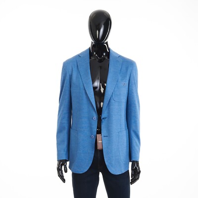 STEFANO RICCI 5150$ Two Button Jacket, Blazer - Silk & Linen
