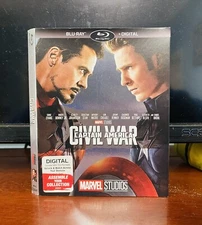 Captain America Civil War SLIPCOVER ONLY. A+Seller.