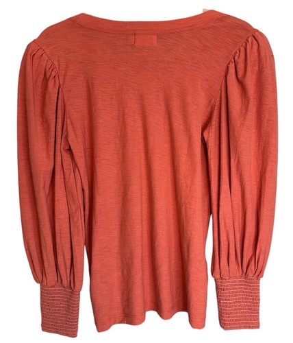 207 $ Nation LTD rot Ton Rundhalsausschnitt Langarm Sweatshirt Julia Ärmel Gr. S - Bild 4 von 8